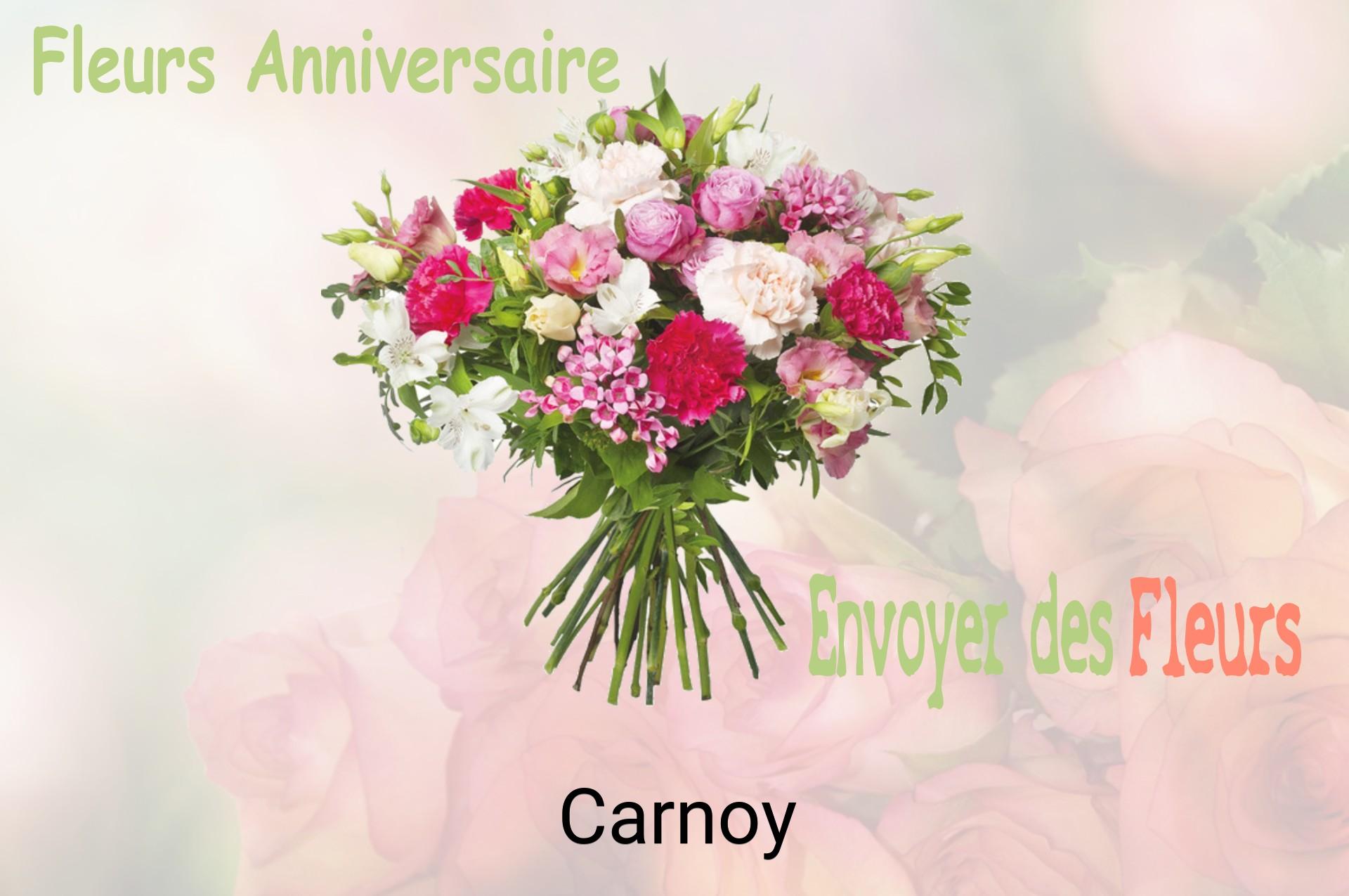 Bouquet de fleurs d’anniversaire livré à Carnoy